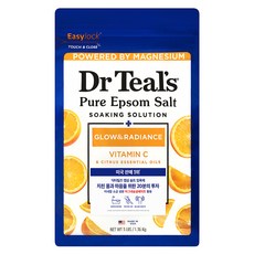 닥터틸즈 퓨어 엡섬 솔트 입욕제 비타민C 시트러스, 1개, 1.36kg