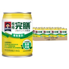 QUAKER 桂格 完膳 營養素 植物蛋白, 250ml, 24罐