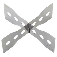 LOGOS 十字疊鍋架 11 x 11 x 6cm, 銀色, 1個