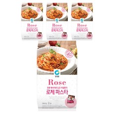 청정원 크림 로제파스타, 644.4g, 4개