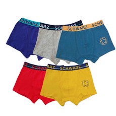 슈와츠코리아 남아용 학생 무지개 드로즈 5종 세트