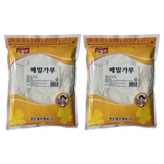 청은 메밀가루, 1kg, 2개