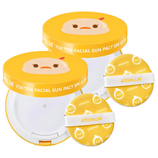 아토팜 유아용 톡톡 페이셜 선팩트 SPF43 PA+++, 15g, 2개