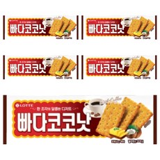 롯데제과 빠다코코낫, 100g, 5개