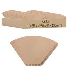 Kalita NK103 無漂白濾紙 KL-150831, 100張, 1包