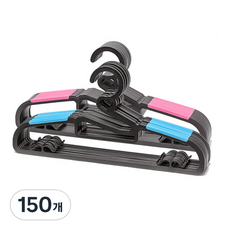 데코즈인 하트 논슬립 옷걸이, 블루 + 핑크, 150개