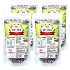 龍口有機三色蔾麥, 280g, 4包