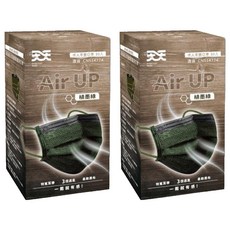 天天 成人平面醫用口罩, 植墨綠, 30片, 2盒