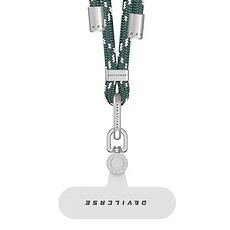 DEVILCASE 單鉤可調式編織掛繩 + 墊片 6mm, 雪松綠, 1組