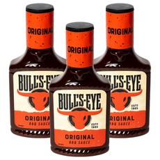 BULL'S-EYE 原味燒烤醬, 355g, 3個
