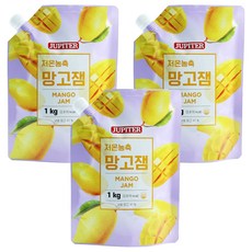 저온농축 망고잼, 1kg, 3개