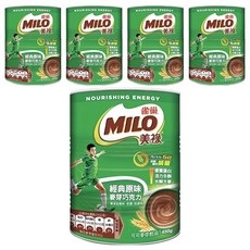 MILO 美祿 經典原味巧克力麥芽飲品 450g, 1入, 5罐