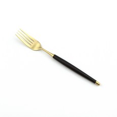 Bogen Le Bien 金色餐具 沙拉叉, 1個, 黑色