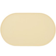 My Fluffy Pet Silicone Yum Yum Mat, 奶油黃, 1個
