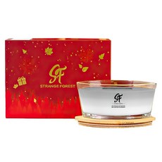 上手家居 白噪音香氛蠟燭禮盒/香薰蠟燭/芳香蠟燭/精油蠟燭/蠟燭香氛, 灰色, 安息香