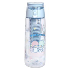 OTTO 崴昇 LITTLE TWIN STARS 雙星仙子 TRITAN 沁漾隨身水瓶 KS-7185, 雙子星Little Twin Stars 透明瓶身 + 藍色蓋子, 700ml, 1個