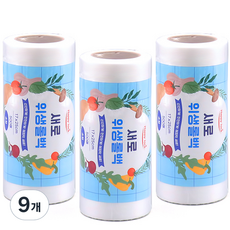 해피락 새로 위생롤백 소형 17cm x 25cm, 소(S), 500개입, 9개