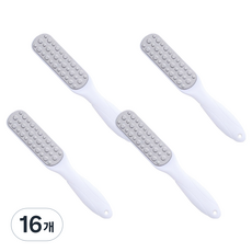 굿썸 깨끗한 굳은살제거기 화이트 스테인리스 스틸 사포 3.7 x 23 cm, 1개입, 16개, 54g
