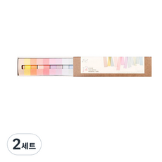 彩虹色馬卡龍膠帶 12入組 大型, 混色, 2組