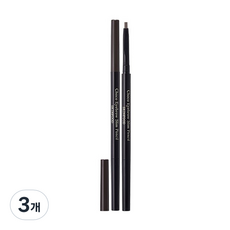 스킨푸드 초코 아이브로우 슬림 펜슬 0.13g, 1호 다크브라운, 3개