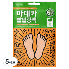 동국제약 마데카 발필링팩 20g + 애프터크림 2g x 2p 세트, 5세트