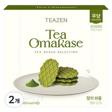 티젠 티오마카세 말차 와플, 2개, 110g