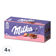 milka 妙卡 草莓5入, 500g, 4個
