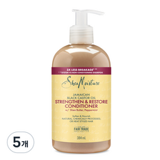 Shea Moisture 牙買加黑蓖麻油護髮素, 5個, 384ml
