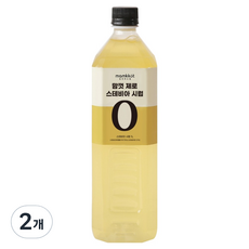 맘껏푸드랩 우리꽃연구소 맘껏 제로슈가시럽 스테비아, 2개, 1L