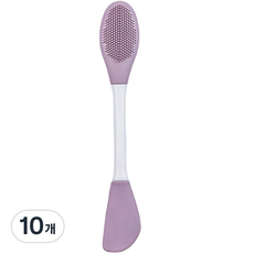 Areumtree 潔面按摩矽膠刷, 10個, 紫色