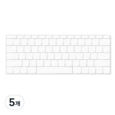 뉴비아 크리스탈 키스킨 실리콘 투명 LG노트북 15U480 시리즈, 5개