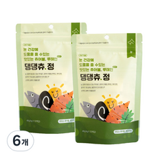 베터 반려동물 댕댕츄정 영양제, 12정, 눈물개선/눈건강, 6개