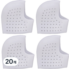 리앤베르 뒷꿈치 보습 패드 화이트 L, 1개입, 20개