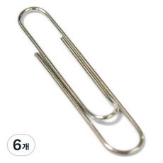 라이크존 다용도 클립 실버 78mm, 6개, 1개입