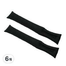 M-NOBLE 車用麂皮縫隙防漏塞, 黑色, 6個