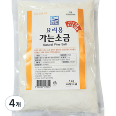 섬들채 요리용 가는소금, 1kg, 4개