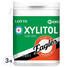 XYLITOL KBO 原創口香糖 韓華鷹, 100g, 3個