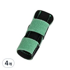 칼라 손가락 보호대 그린, 4개
