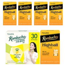 티젠 콤부차 하이볼향 5g 50p + 레몬 5g 30p, 1세트