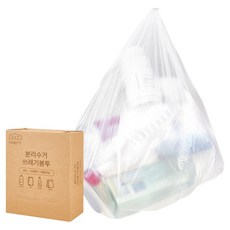 HABITY 背貼式分類回收垃圾塑膠袋 盒裝 200入, 40L, 1個