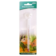 ISTA 伊士達 玻璃溫度計 0度-40度 I-622 13cm 水族箱適用, 1個