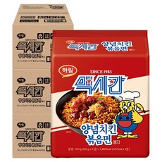 하림 맥시칸 양념치킨 볶음면 봉지 136g, 96개
