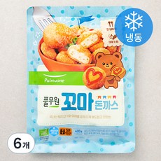 풀무원 꼬마 돈까스 (냉동), 400g, 6개