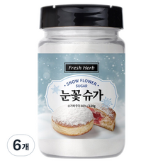 신선약초 눈꽃 슈가, 120g, 6개