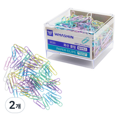 화신 클립 파스텔 컬러믹스 대용량 팩 랜덤발송, 280개입, 2개