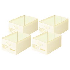 Boerma手提衣褲收納籃, 44 x 32 x 22cm, J無格米, 4個