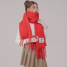 미치코런던 플레인 겨울 울 니트 머플러 목도리