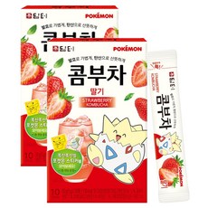 담터 포켓몬 콤부차 딸기, 5g, 10개입, 2개