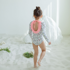 여아용 루디아키즈 로즈 원피스 수영복