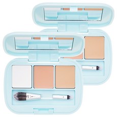 AMUSE 에어리 스팟 컨실러 팔레트 3g, 2개, 혼합색상